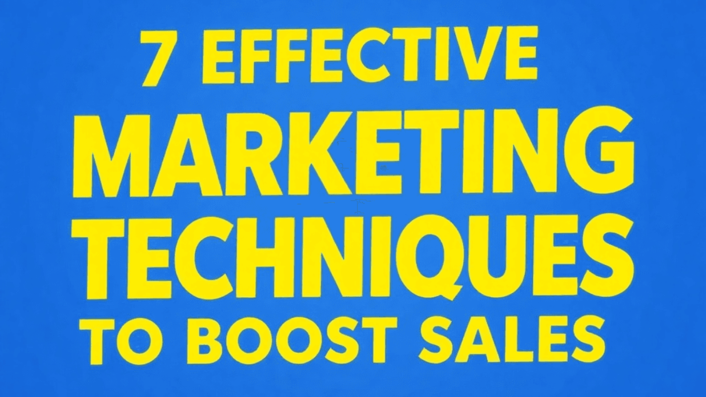 7 Effective Dropshipping Marketing Techniques to Boost Sales